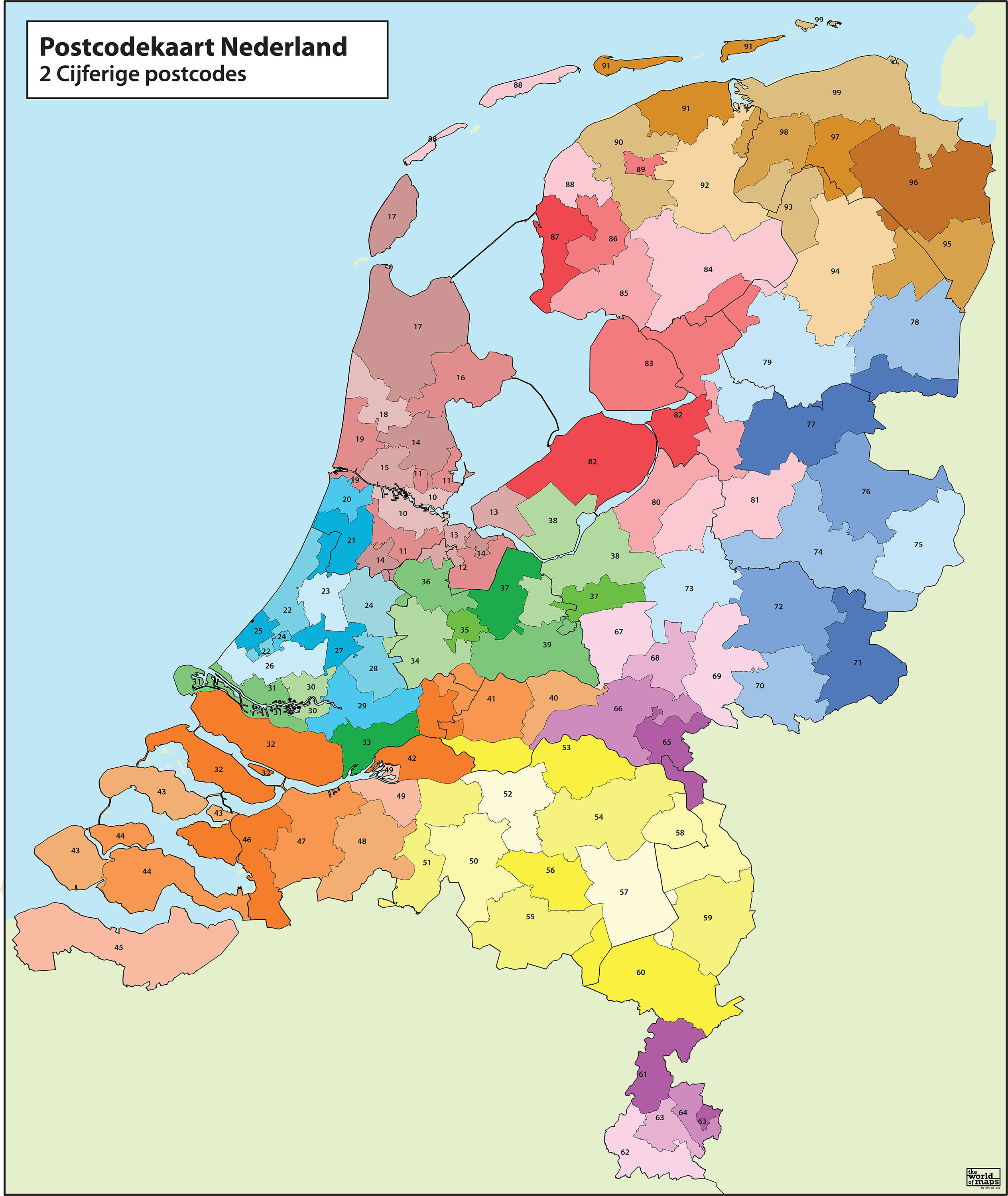 Netherlands Postcode Map Hot Sex Picture