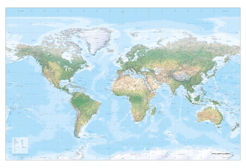 Updated World Maps in Different Styles