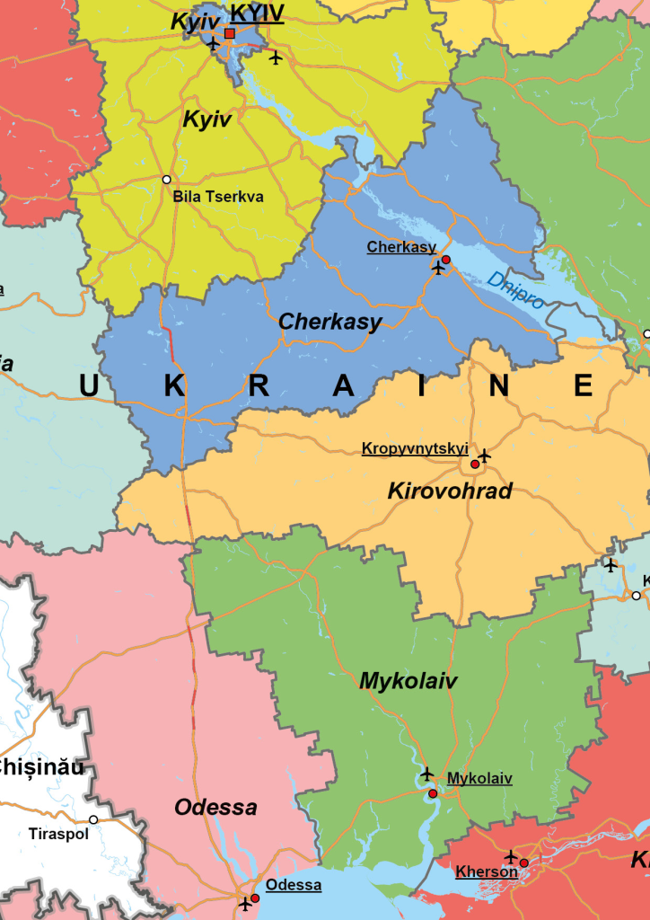 Maps of Ukraine