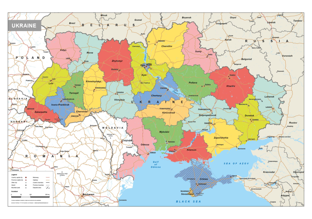 Maps of Ukraine