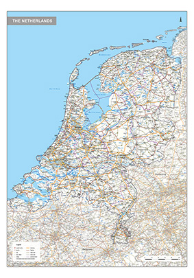 wegenkaart nederland